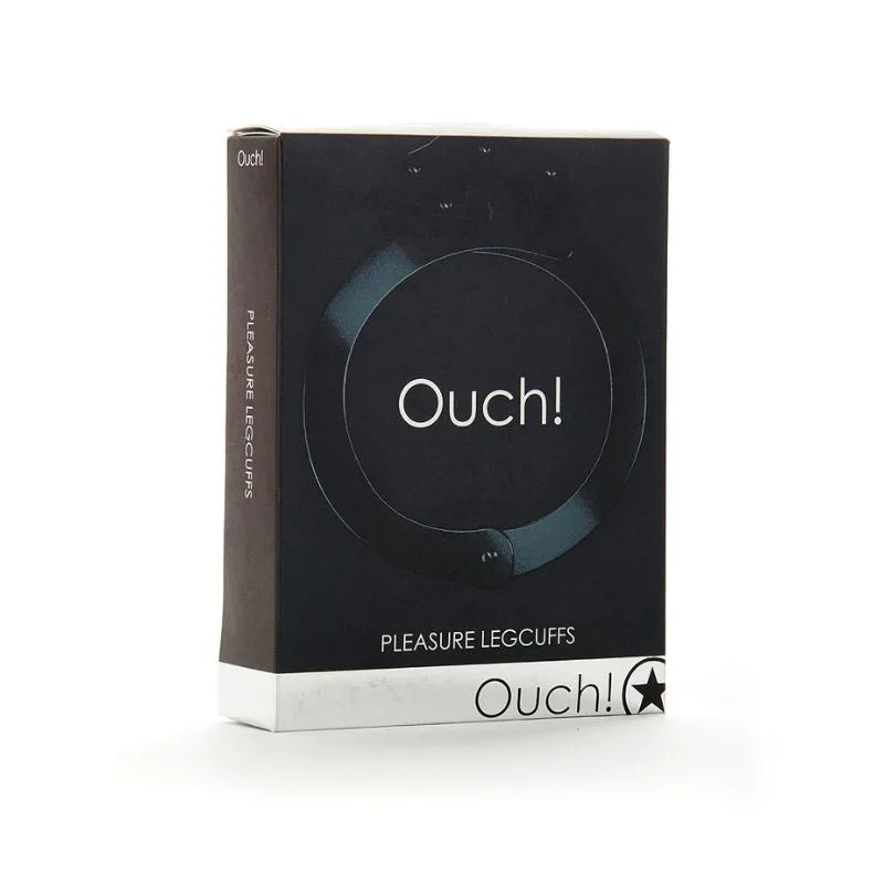 Esposas de placer para piernas negra de Ouch! - kynk - Bondage - Sexshop Dominame.cl