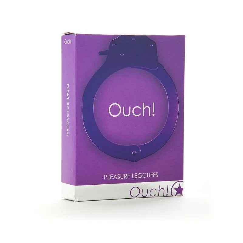 Esposas de placer para piernas purpura de Ouch! - kynk - Bondage - Sexshop Dominame.cl