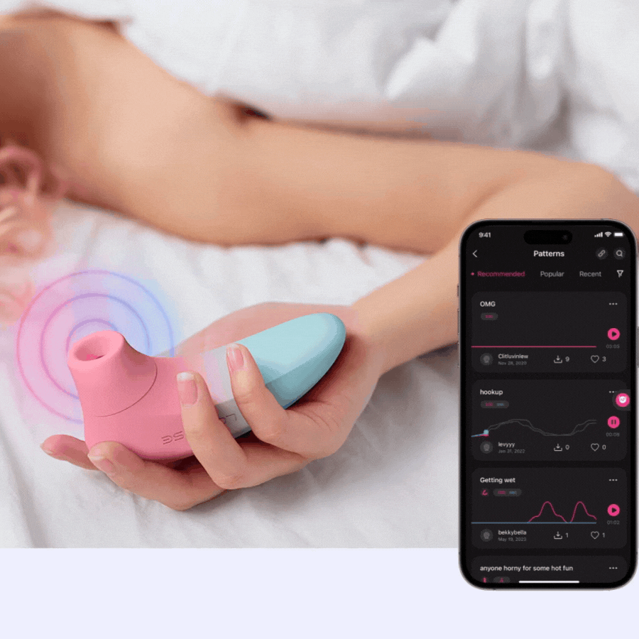 Estimulador de succión de clítoris controlado por aplicación - Tenera 2 de Lovense - Sexshop
