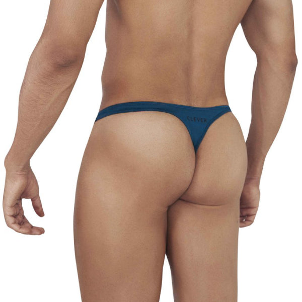 FLASHING THONG - Azul Petroleo - Tanga masculina - ropa intima para hombre - lenceria sexy de hombre