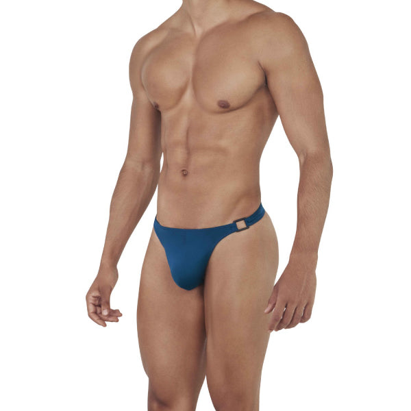 FLASHING THONG - Azul Petroleo - Tanga masculina - ropa intima para hombre - lenceria sexy de hombre