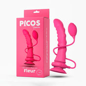dildo vibrante - dildo texturizado - penetracion vaginal - penetracion anal - dildo con ventosa - recargable - doble vibracion - bulbo vibrante - doble penetración - control a distancia - app de celular - placer a distancia - picos - dominame - sexshop dominame