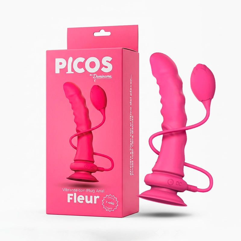 dildo vibrante - dildo texturizado - penetracion vaginal - penetracion anal - dildo con ventosa - recargable - doble vibracion - bulbo vibrante - doble penetración - control a distancia - app de celular - placer a distancia - picos - dominame - sexshop dominame
