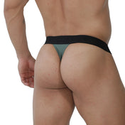 Flashing Thongs Green - tanga hombre - lenceria sexy hombre - ropa interior masculina - calzoncillo