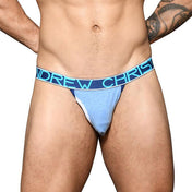  Fly Jockstrap Blue ALMOST NAKED® de Andrew Christian - Suspensorios ropa interior masculina
