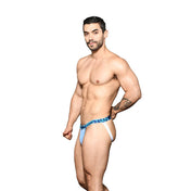  Fly Jockstrap Blue ALMOST NAKED® de Andrew Christian - Suspensorios ropa interior masculina