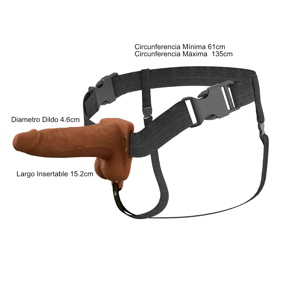 funda arnes - arnes con funda vibrante - dildo vibrante - dildo huevo - funda recargable - arnes elasticado - arnes ajustable - vibracion potente - estimulacion vibrante - penetracion anal - penetracion vginal - dildo realista - pene de goma - ildo de silicona - piperdream - dominame - sexshop dominame 