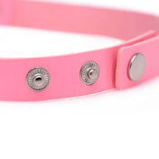 Gargantilla Sweet Heart Chrome Heart Rosa - Collar Bondage - Collar Kink - Envios discretos