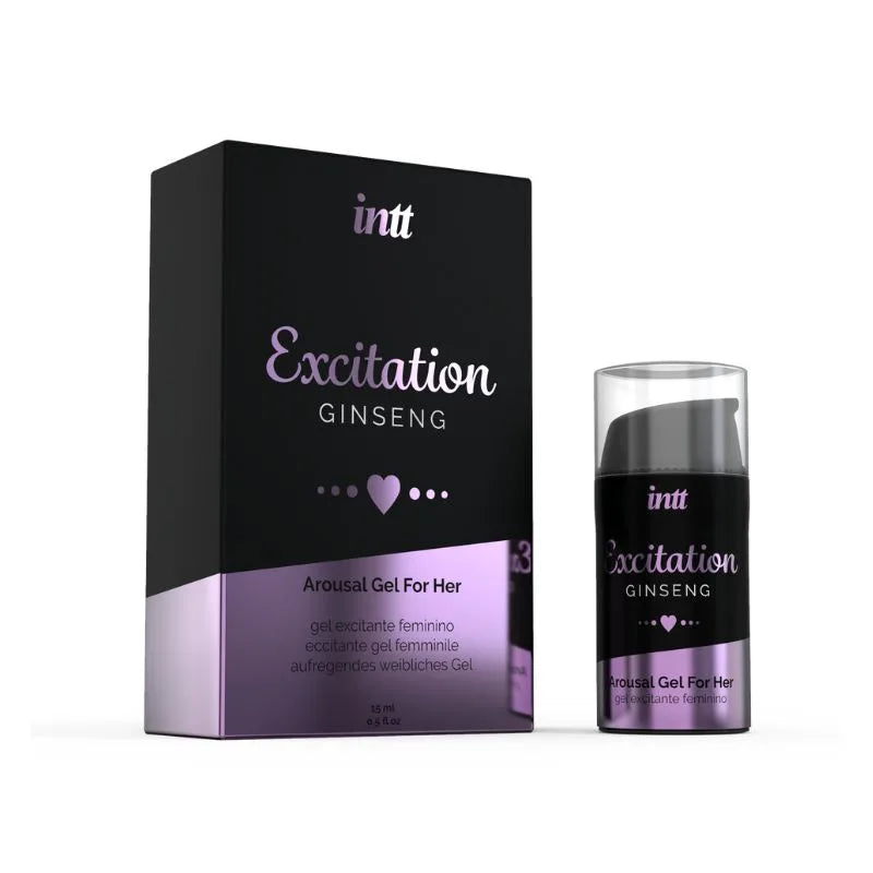 Gel Excitacion - Ginseng- cosmetica erotica -  intt- aumenta libido- sexshop - dominame - EX0001