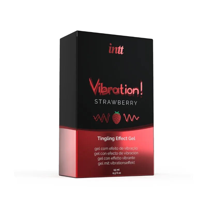 Gel - Vibrador - frutilla - inttcosmetics - intt - cosmetica - sexshop - dominame - VIB0001