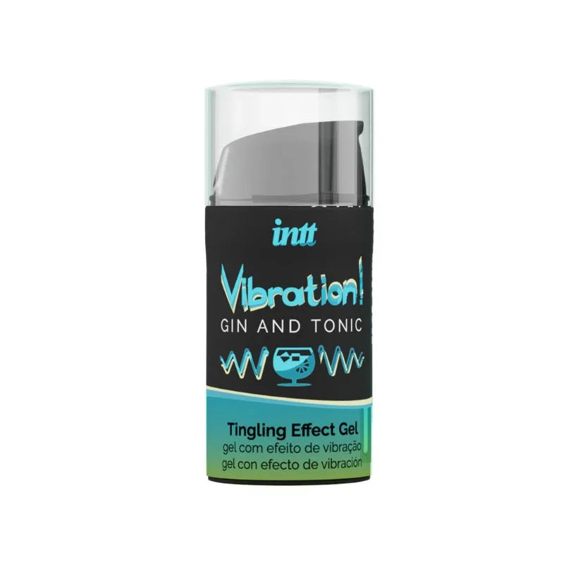 Gel - Vibrador - GinTonic - inttcosmetics - intt - cosmetica - sexshop - dominame - VIB0007