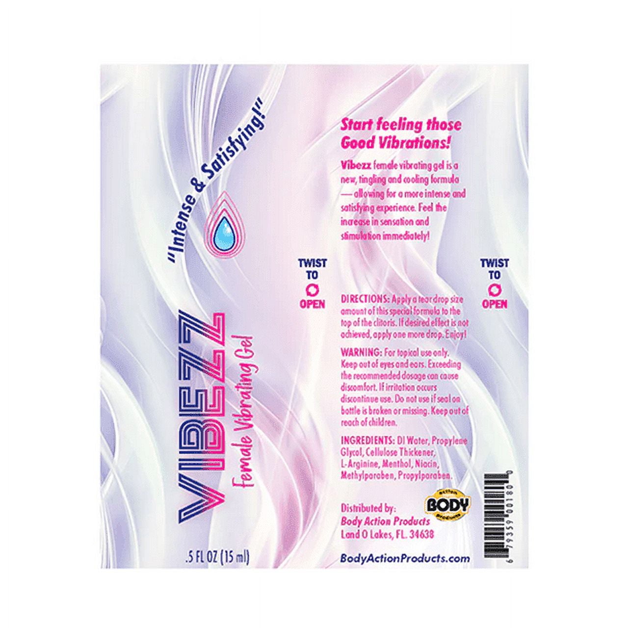 Gel de Estimulo Vibrante Para el Punto G - VIBEZZ 15ml - Más que un Sexshop o Tienda Erótica Online Dominame.cl