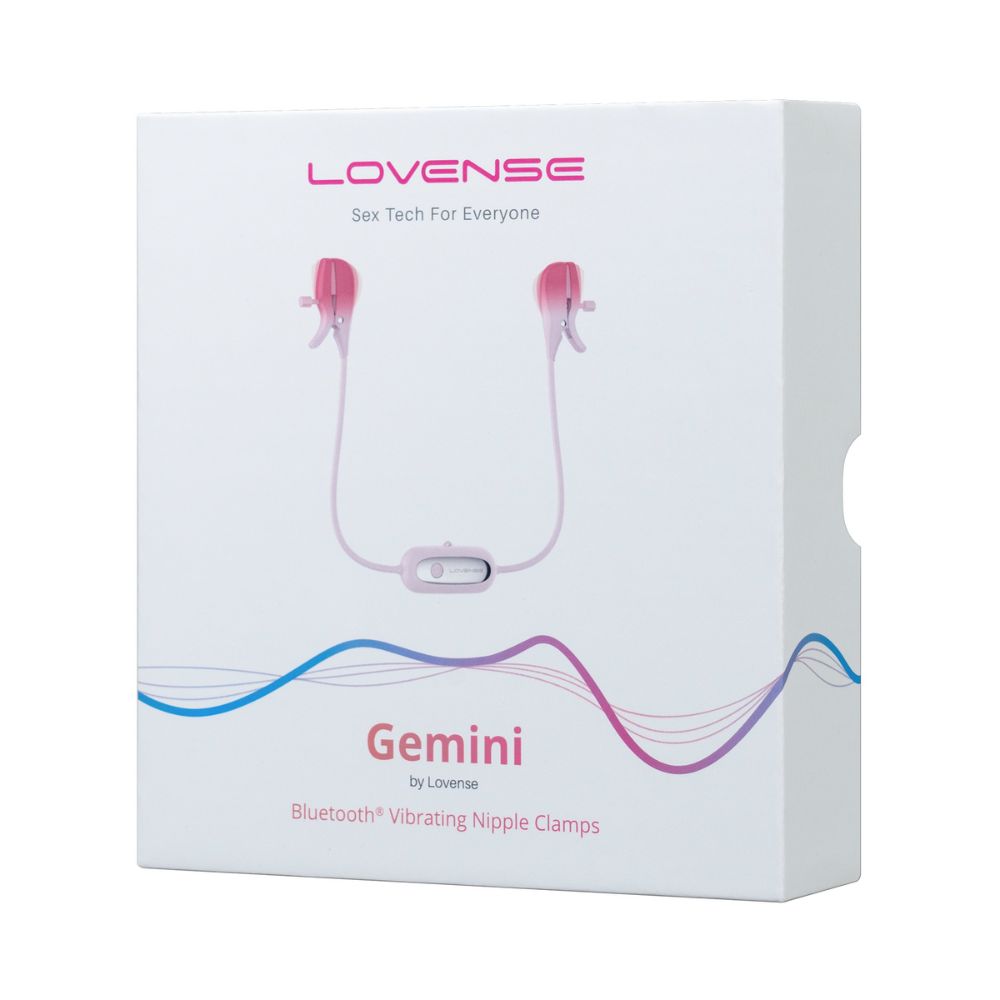 Gemini vibrador de pezones - vibrador con app - control a distancia - juego en publico - vibrador potente - estimulacion de pezones - tetillas - vibrador bluetooth - creadores de contenido - lovense - sexshop - dominame 