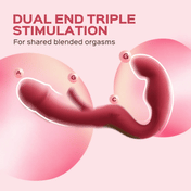 HARMONY DUO: vibrador strapless para placer compartido. Triple estimulación, control por app y diseño perfecto para el punto G y próstata. STRAPLESS-V - LGBT-D
- VULVA-E - sex shop - parejas - vibradores clitoris