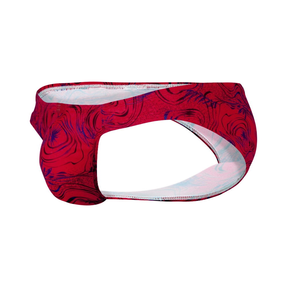 lenceria masculina - prenda estampada - lenceria roja - bikini - slip - brief - calzoncillo - corte anatomico - prenda erotica - lenceria erotica - copa levantadora de bulto - clever - dominame - sexshop dominame 