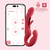Harmony duo strapless de Honey Play Box con Kinky finger - Vibrador strapon - Strapless dildo - arnes lesbico - Sexy shop sexshop