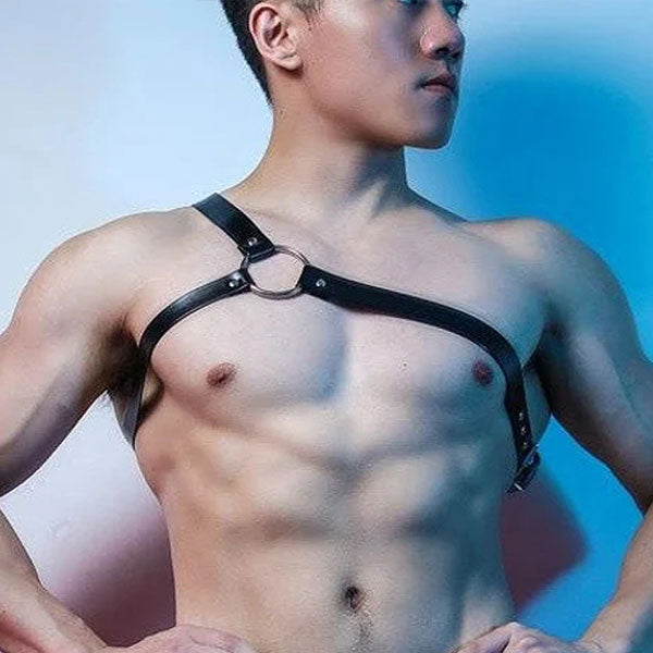 Harness anubis - arnes sexy - arnes de hombre - accesorio vestuario - bondage - fetiche - sexshop chile - envios discretos a todo chile - mejor sexshop de chile - sexshop mas variado