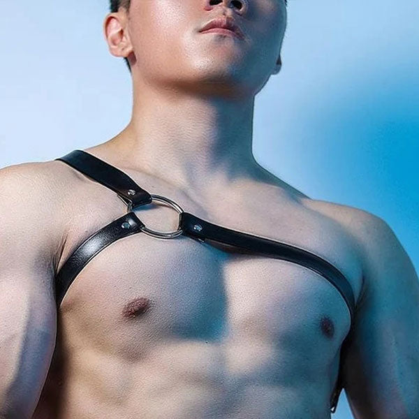 Harness anubis - arnes sexy - arnes de hombre - accesorio vestuario - bondage - fetiche - sexshop chile - envios discretos a todo chile - mejor sexshop de chile - sexshop mas variado
