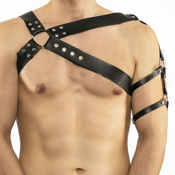 Harness apolo - arnes sexy - arnes de hombre - accesorio vestuario - bondage - fetiche - sexshop chile - envios discretos a todo chile - mejor sexshop de chile - sexshop mas variado