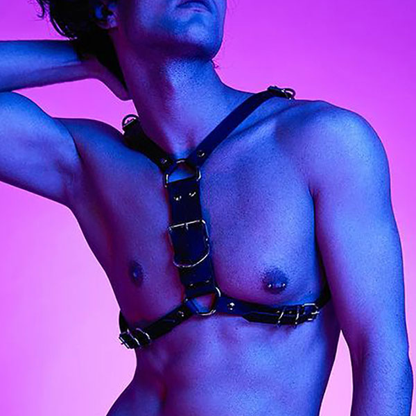 Harness hedone - arnes sexy - arnes de hombre - accesorio vestuario - bondage - fetiche - sexshop chile - envios discretos a todo chile - mejor sexshop de chile - sexshop mas variado