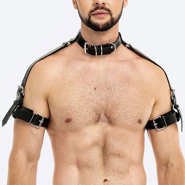 Harness hera - arnes sexy - arnes de hombre - accesorio vestuario - bondage - fetiche - sexshop chile - envios discretos a todo chile - mejor sexshop de chile - sexshop mas variado
