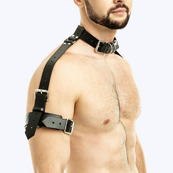 Harness hera - arnes sexy - arnes de hombre - accesorio vestuario - bondage - fetiche - sexshop chile - envios discretos a todo chile - mejor sexshop de chile - sexshop mas variado