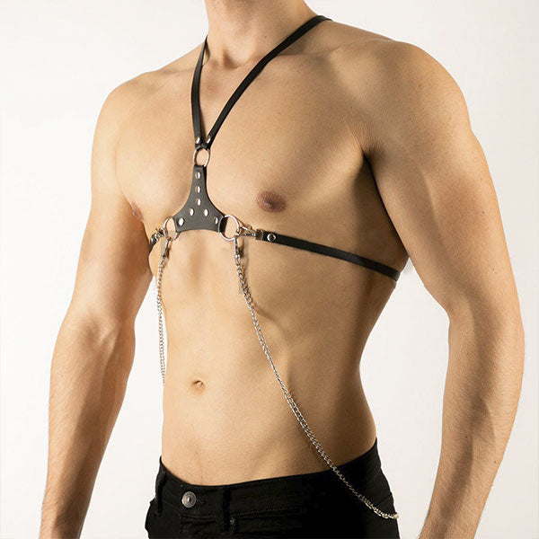 Harness himero - arnes sexy - arnes de hombre - accesorio vestuario - bondage - fetiche - sexshop chile - envios discretos a todo chile - mejor sexshop de chile - sexshop mas variado