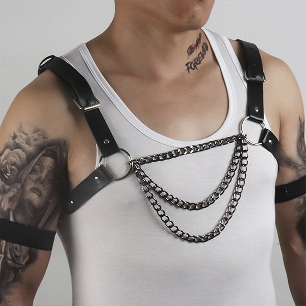 Harness rati - arnes sexy - arnes de hombre - accesorio vestuario - bondage - fetiche - sexshop chile - envios discretos a todo chile - mejor sexshop de chile - sexshop mas variado