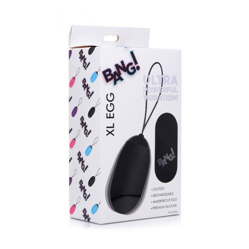 Huevo Vibrador Silicona XL con control remoto - huevos vibradores baratos - Envios discretos