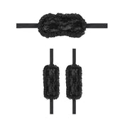 set de encaje - satin erotico - muñequeras - antifaz - set de principiante - conjunto de encaje negro - bdsm - incio del bdsm - placer en pareja - juego de dominacion - juego de sumision - ouch - dominame - sexshop dominame 