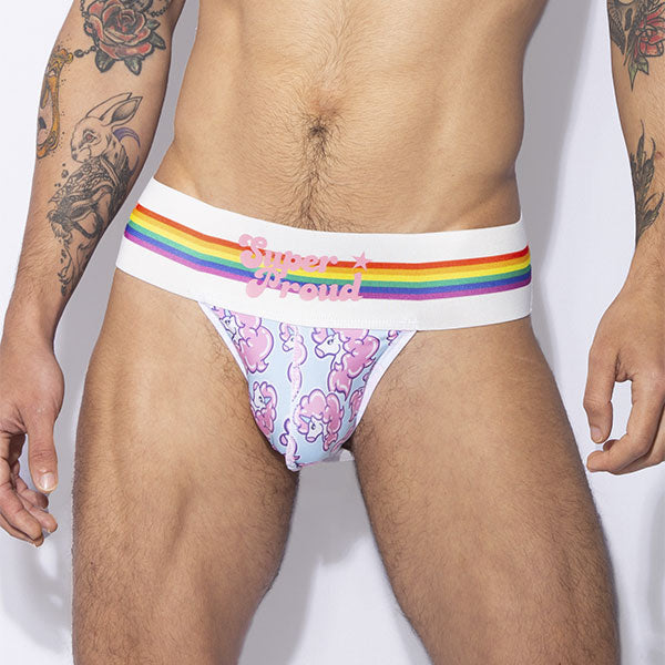 JOCK BUBBLEGUM UNICORN - suspensorio - lenceria masculina - josckstrap - ropa interior de hombre