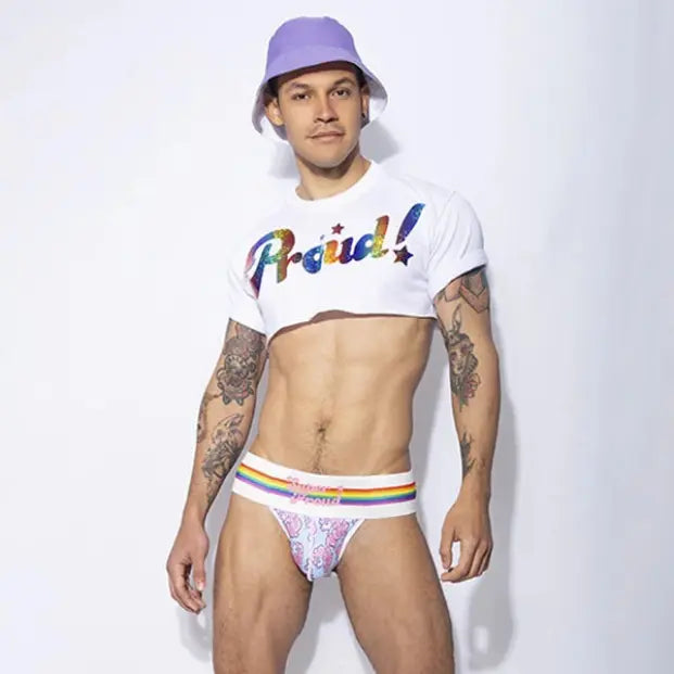JOCK BUBBLEGUM UNICORN - suspensorio - lenceria masculina - josckstrap - ropa interior de hombre