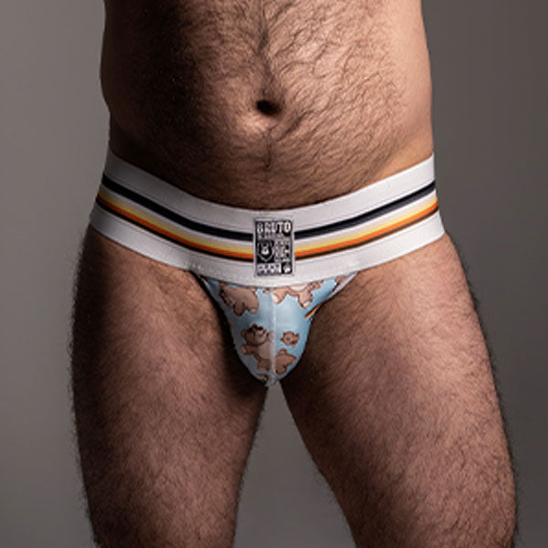 JOCK HAPIPI BEAR - Suspensorio - jock - lenceria masculina - ropa intima deportiva de hombre - ropa interior masculino