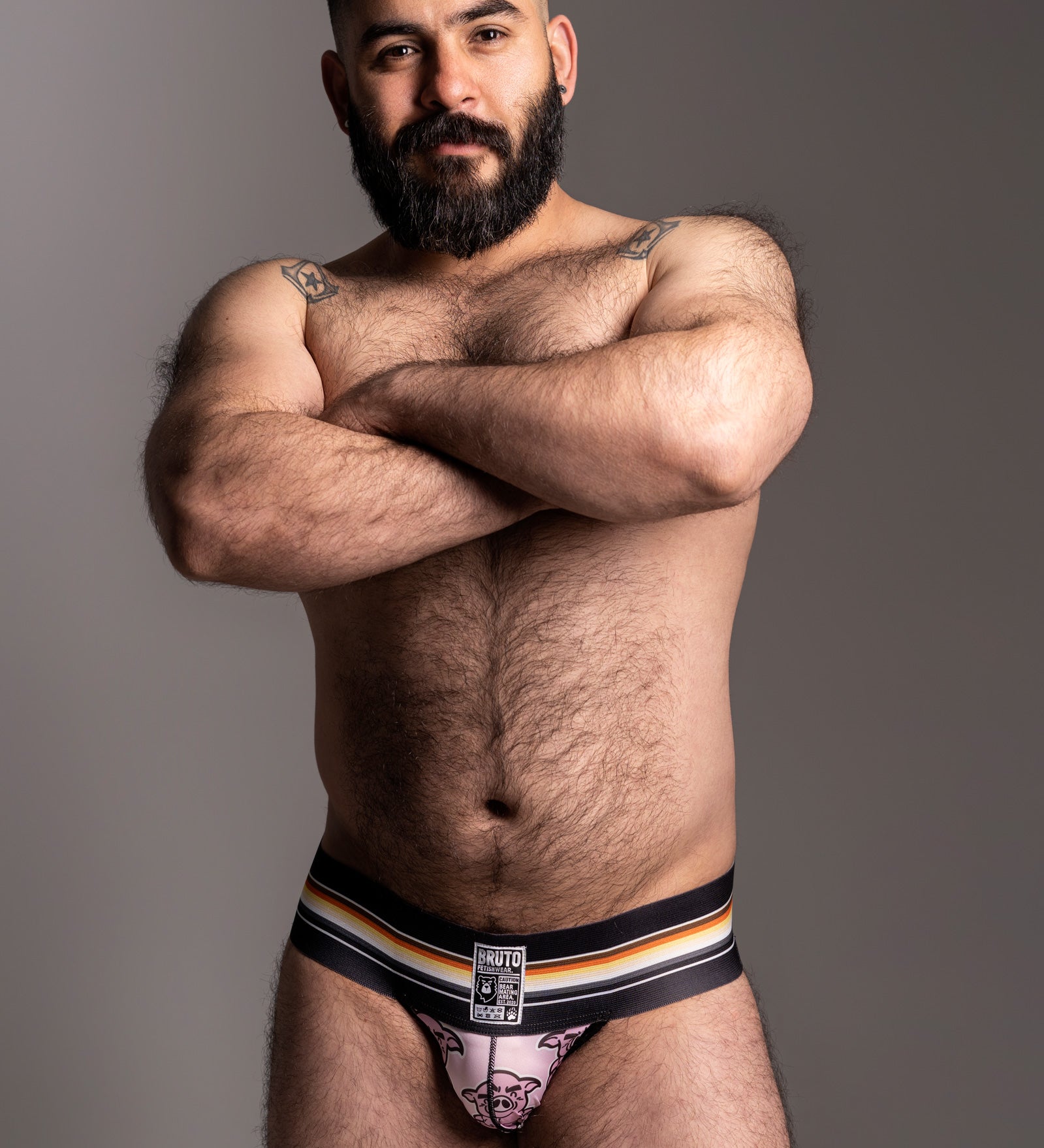 JOCK POSING PIGGY - Suspensorio - jock - lenceria masculina - ropa intima deportiva de hombre - ropa interior masculino