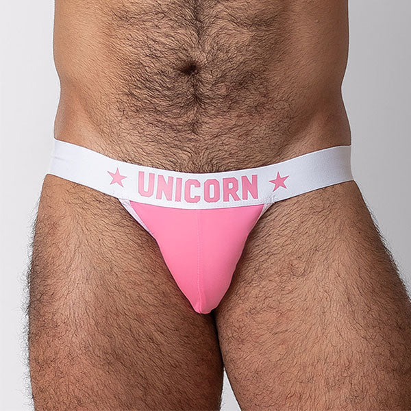 JOCK UNICORN ROSA - Suspensorio - jock - lenceria masculina - ropa intima deportiva de hombre - ropa interior masculino