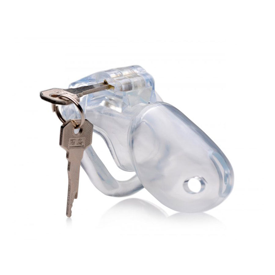 Jaula de Castidad Transparente Captor - Grande - Bondage - BDSM - Fetichismo - Accesorio de Restriccion -  juguetes sexuales