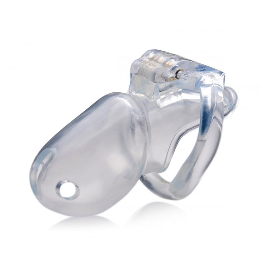 Jaula de Castidad Transparente Captor - Grande - Bondage - BDSM - Fetichismo - Accesorio de Restriccion - sexchop