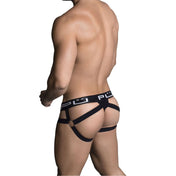 Jockstrap Black - jock - suspensorio - portaligas - ropa interior hombre - lenceria sexy masculina