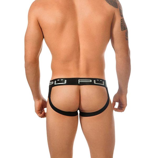 Jockstrap Black - suspensorio masculino - lenceria de malla hombre - ropa interior sexy - calzoncillo