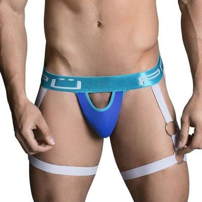 Jockstrap Blue - suspensorio - portaligas hombre - enceria masculina sensual - ropa intima sexy hombre