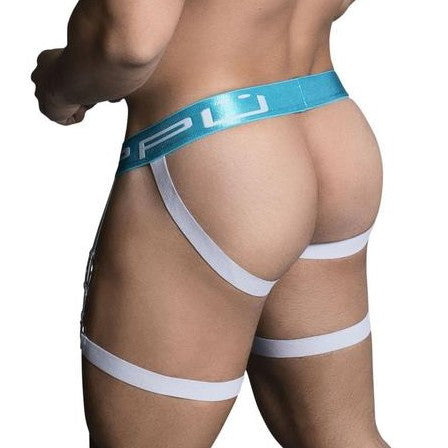 Jockstrap Blue - suspensorio - portaligas hombre - enceria masculina sensual - ropa intima sexy hombre