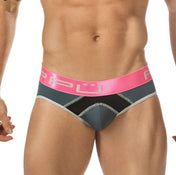 Jockstrap Grey/Pink - suspensorios - calzoncillo - ropa interior hombre - lenceria masculina