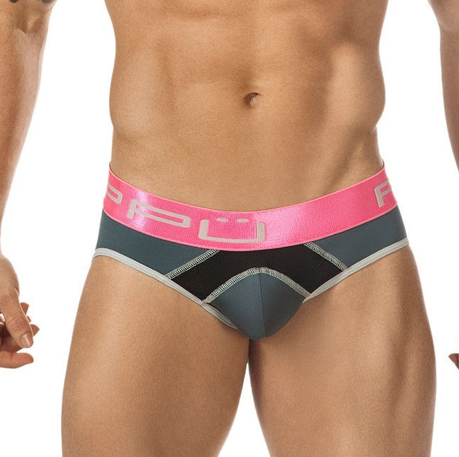 Jockstrap Grey/Pink - suspensorios - calzoncillo - ropa interior hombre - lenceria masculina