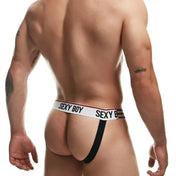 Jockstrap Lines - Negro - suspensorio masculino de cintas - lenceria sensual erotica hombre - ropa interior masculina