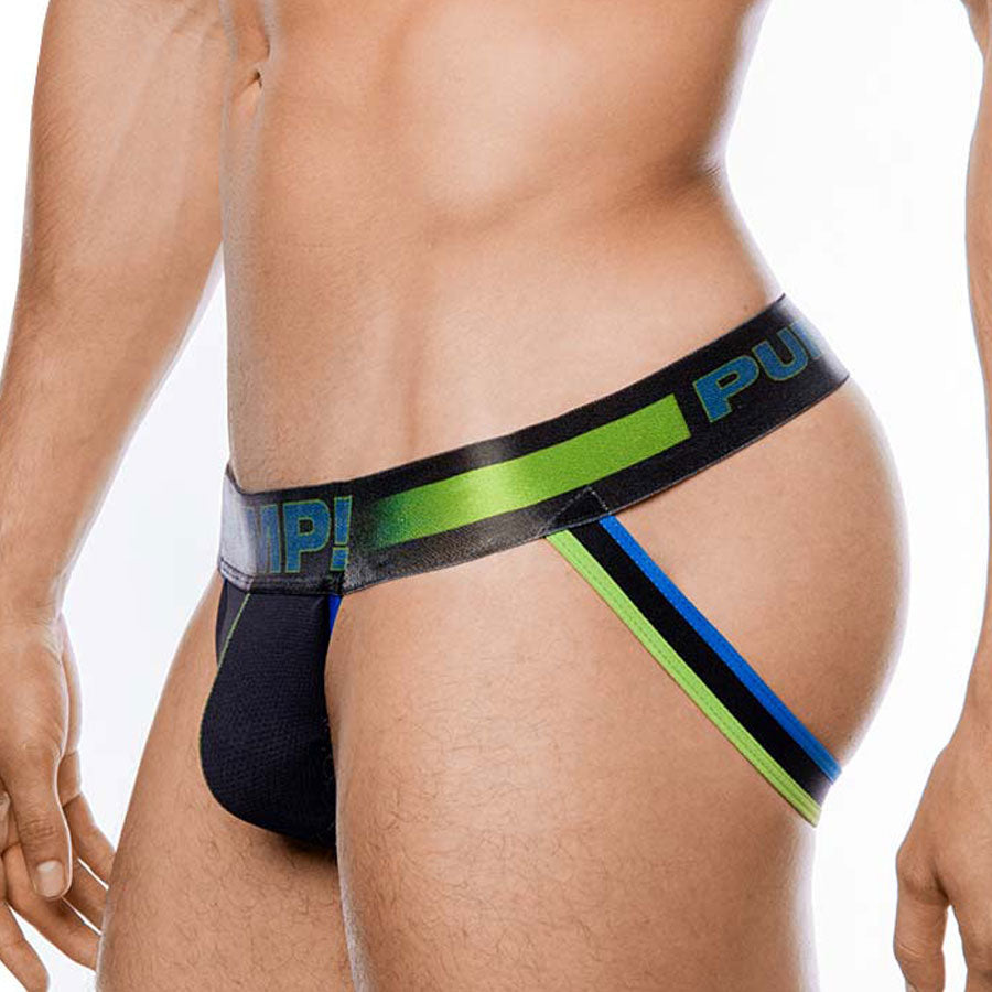 Jockstrap Play Green - Pump Underwear - Ropa Interior para Hombre - Sexshop