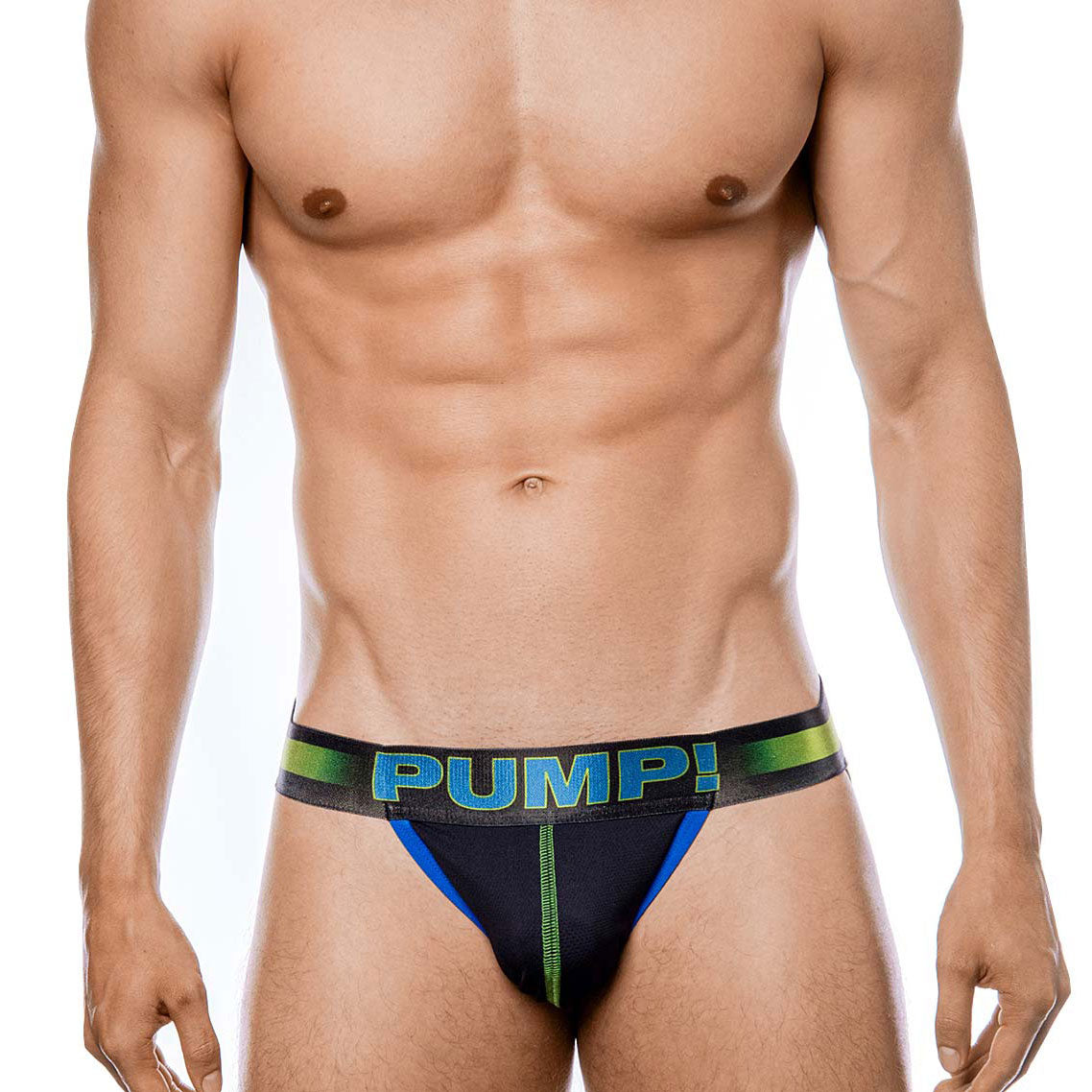 Jockstrap Play Green - Pump Underwear - Ropa Interior para Hombre - Sexshop