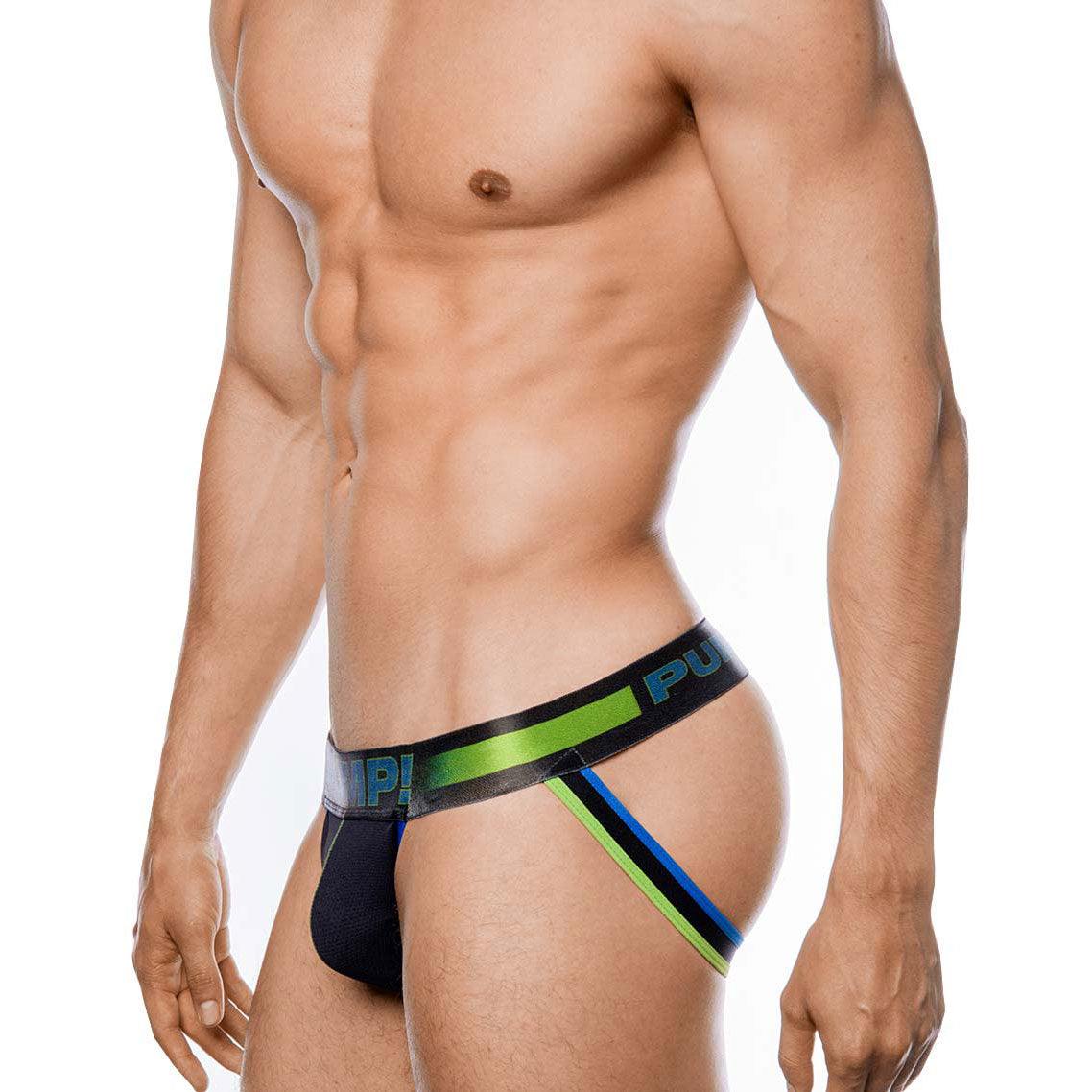 Jockstrap Play Green - Pump Underwear - Ropa Interior para Hombre - Sexshop
