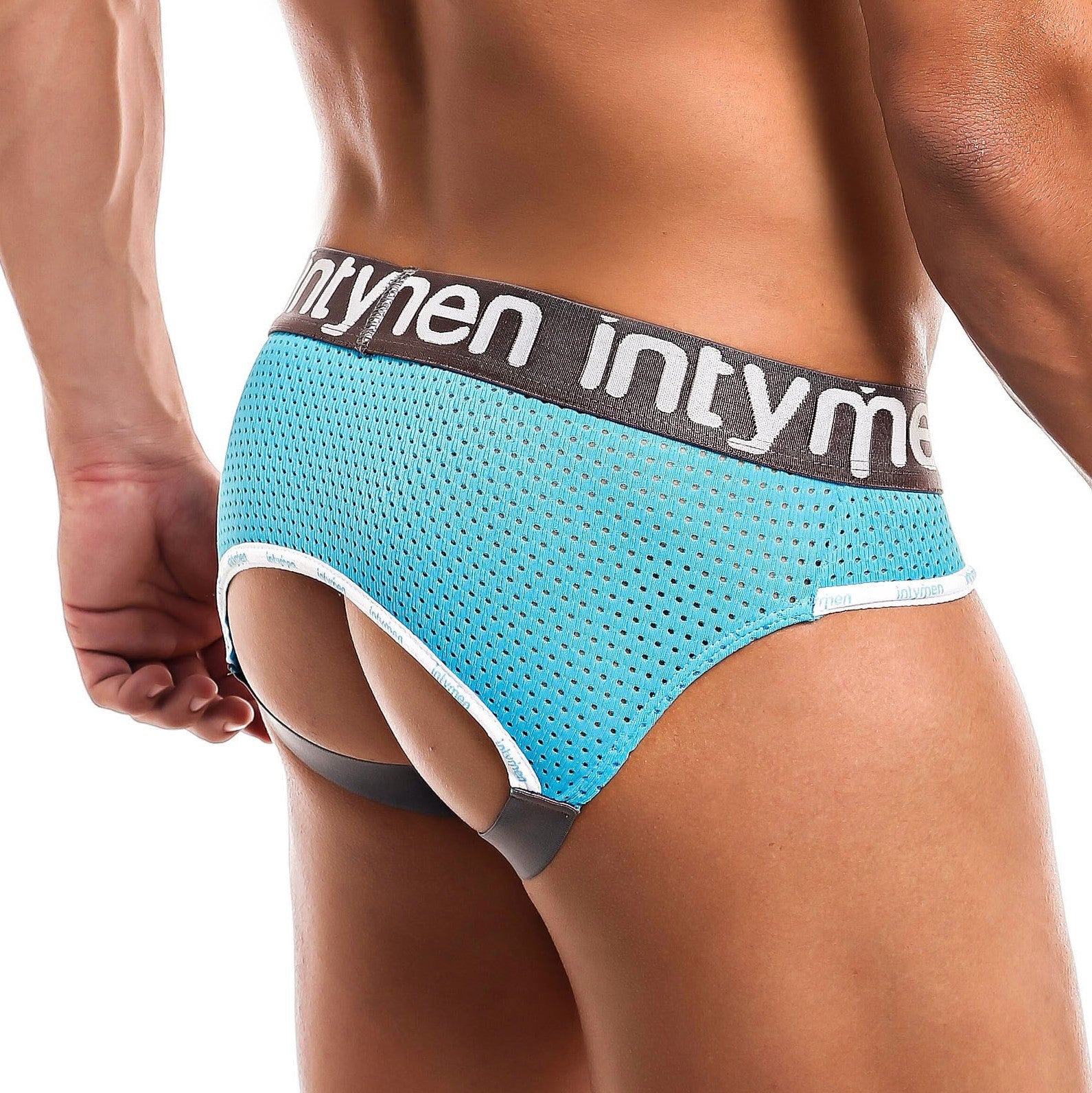 Jockstrap Turquesa - jock - suspensorios - calzoncillo - lenceria masculina - ropa interior de hombre