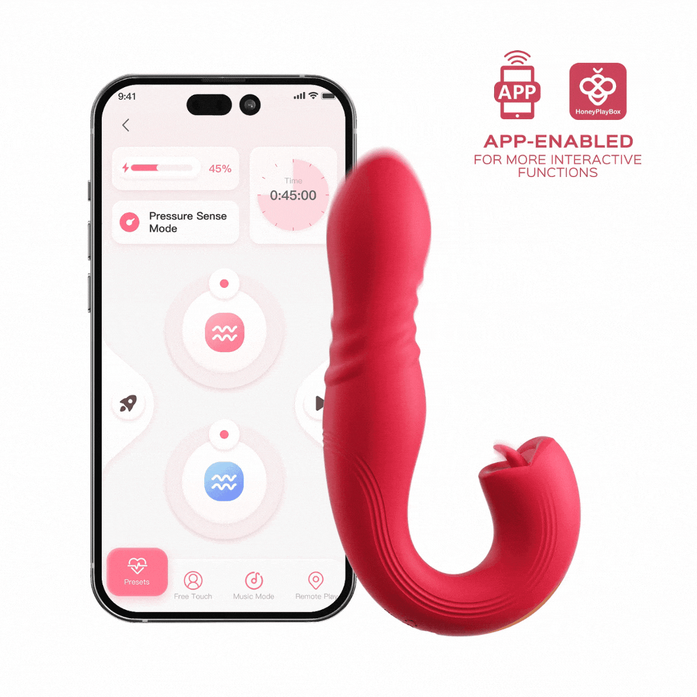 Joi thrust vibrador dual con movimiento