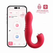 Joi thrust vibrador dual con movimiento